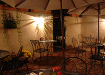 Outdoor Courtyard at Pietro's Prime