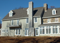 Historic Mansion Restoration and Addition (rear)